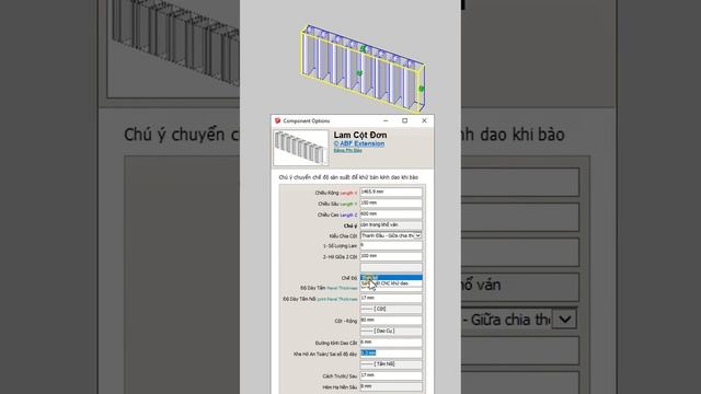 Mẫu Lam Hộp Ngàm Làm Nội Thất CNC SketchUp