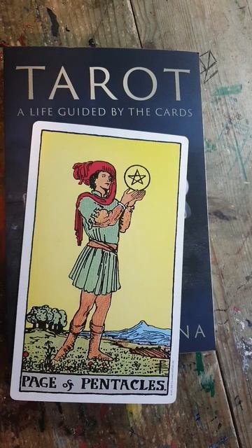 The Page Of Pentacles, Rider Waite Tarot