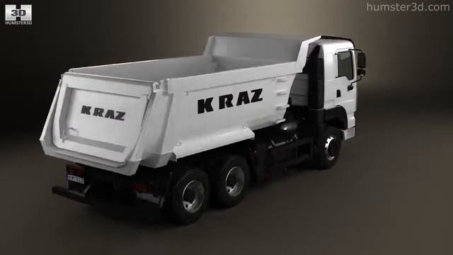 KrAZ C26.2M Tipper Truck 2016 3D Model By 3DModels.org