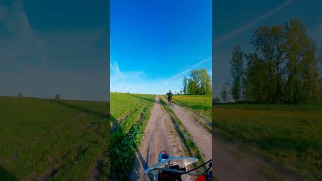 Покатуха на питбайках по воде