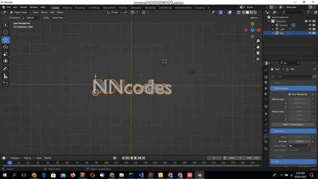 3D Text Model  In 5 Minutes | Blender Series