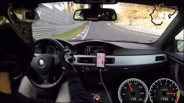 BMW M3 E92 -  Nürburgring Nordschleife - 7'46 BTG