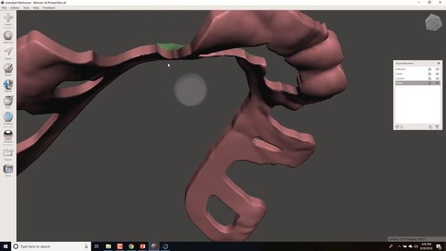 Using Meshmixer To Design A Denture Frame