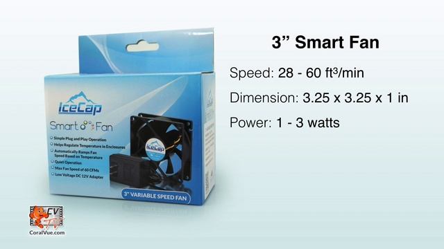 IceCap Smart Fan: Plug & Play Aquarium Cooling
