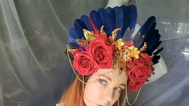 Корона из перьев #ЛисьяМастерская
