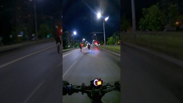 Stunt Around The City At Night