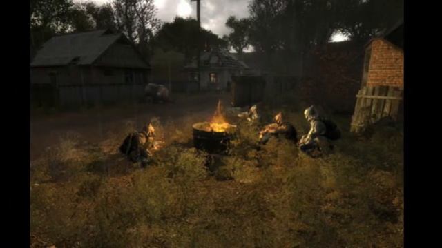 Сталкеры у костра!