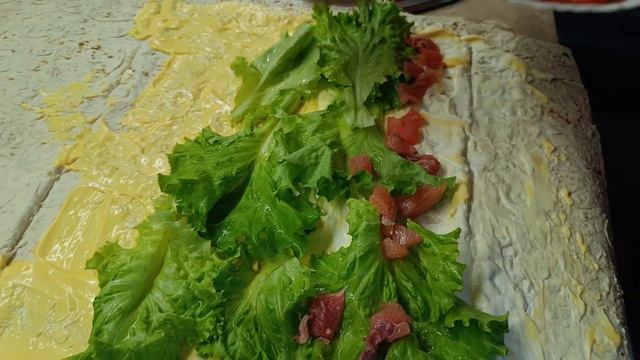 Рулет из лаваша с красной рыбой😋 Простой и вкусный рецепт закуски