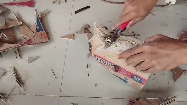 Membuat Barongan Kucingan || Dari Tumpukan Kardus (part 1)