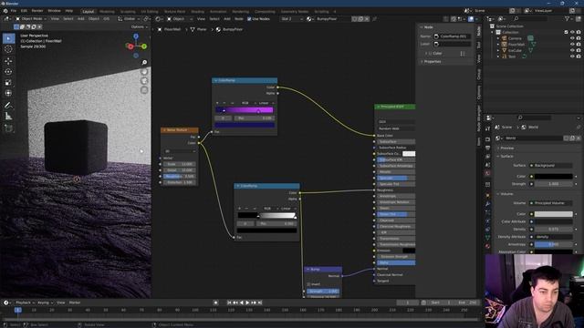 Procedural Ice And Hardened Lava In Blender [S1:EP3]