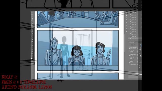 2020 0725  Decay2 Pages 2 And 3 Artist Time Lapse Short Version