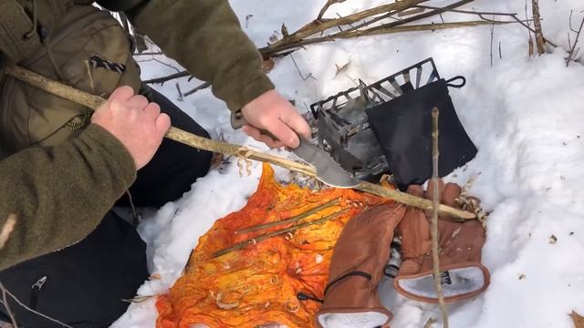 Dave Wenger Tracker Jr Knife First Time Usage On Scouting Hike