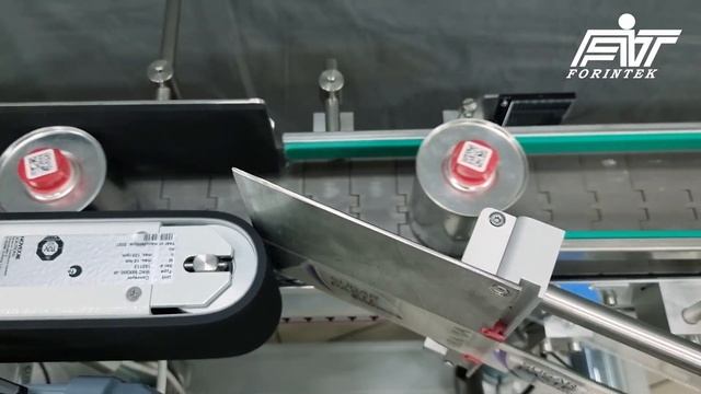 Система маркировки цилиндрических продуктов на базе этикетировщика SAVEMA SVM D-110