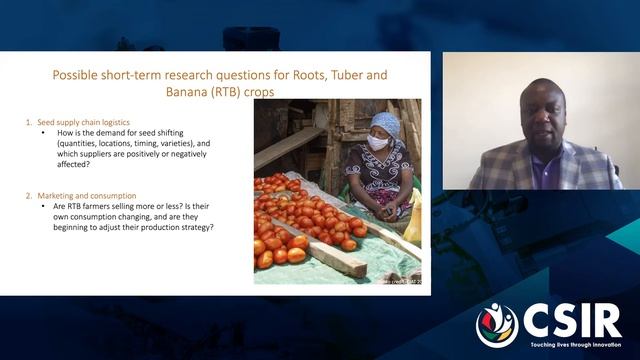 #CSIR75: Integrating Climate-smart Crops Into Global Value Chains To Address Food Security In Afric