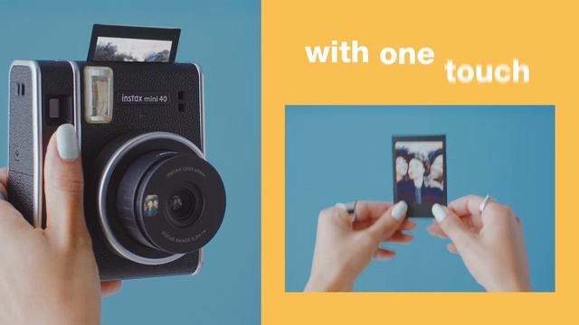 Instax Mini 40 | 2. Ingebouwde Selfie-lens 🤳🏿