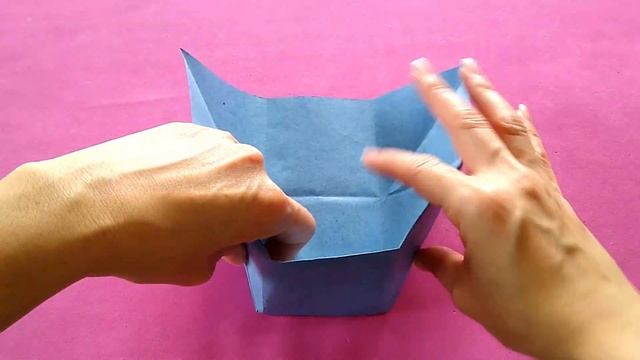 Como Fazer Coisas De Papel - Porta Lápis / Organizador De Material - Origami Box
