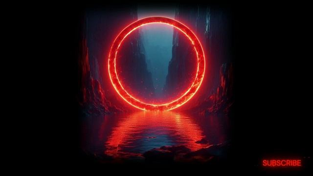 Dark Neon Cave Water Drops