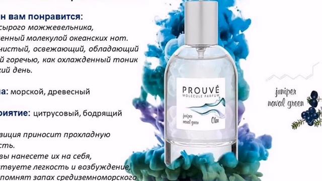 Молекулярные Духи от компании PROUVE.