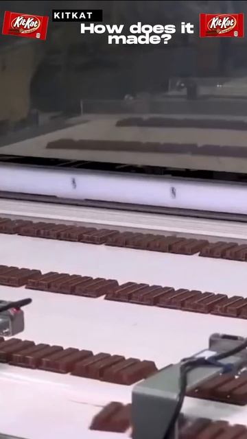 Yummy Chocolate KITKAT - How Does It Made? #shorts #kitkat #chocolate
