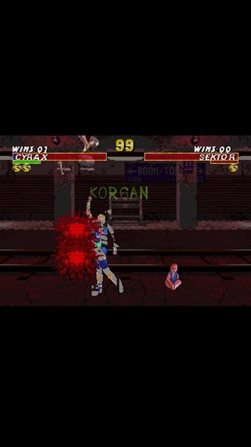 UMK3 Sek-zero против Cyrax