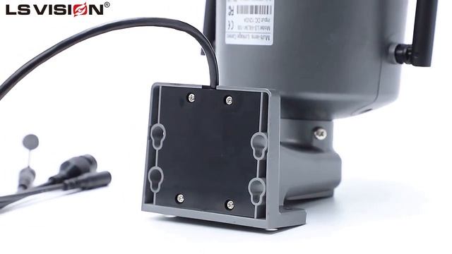 LS VISION Three-lens 4MP HD 10x Zoom PTZ Camera Automatic Tracking Unboxing