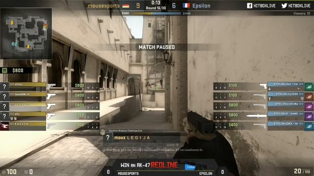 Epsilon Vs Mouz Game 1 - Arena Championship
