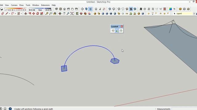 ESTRUTURAS ORGÂNICAS NO SKETCHUP I Curviloft Plugin