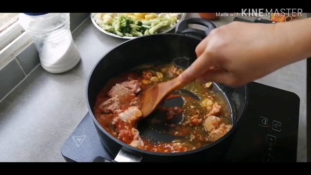 How_icooked_mixed_vegetables_and_yummy_tona_pasta