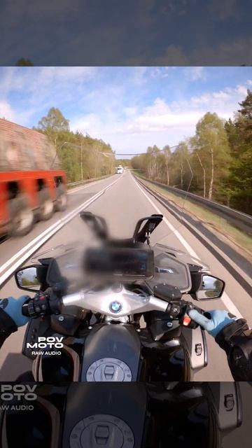 Serious Power Acceleration Test BMW R1250RT | Raw Sound