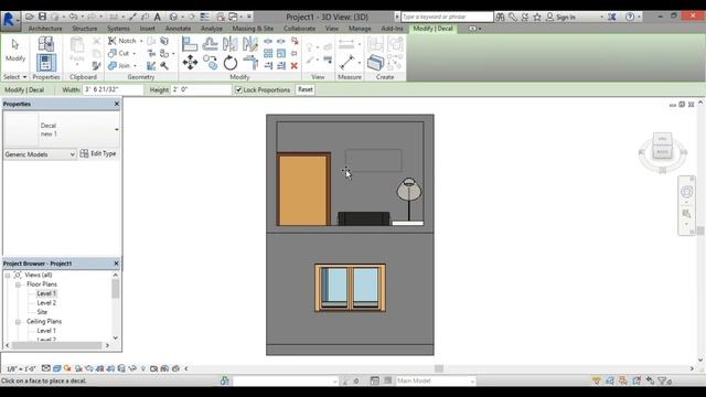 HOW TO CREATE BED ROOM IN REVIT.