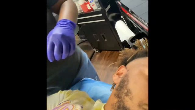 First Face Tattoo And Tragus Surface Piercing