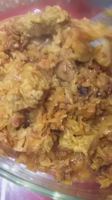 Кислая капуста тушёная в духовке