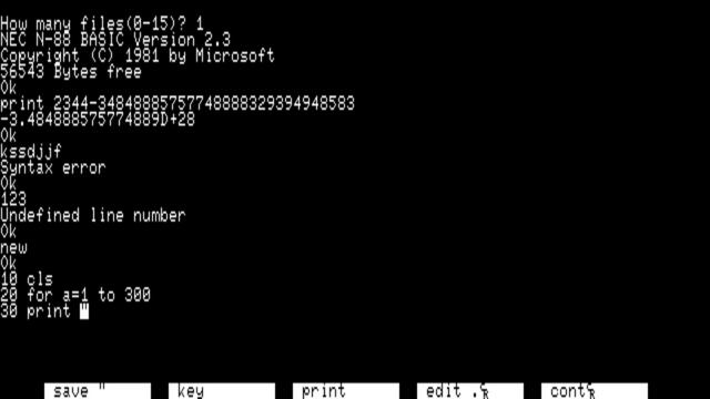 NEC PC-8801MH