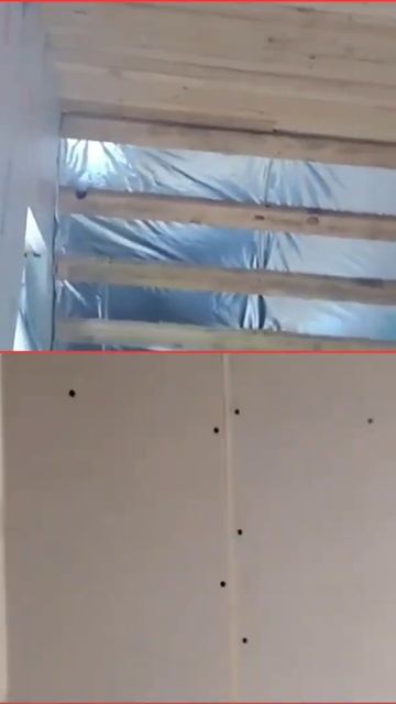 как сделать перегородку на мансарде.