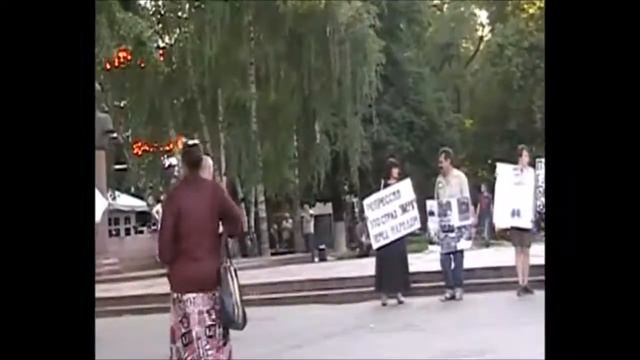 Пикет в поддержку всех политзаключенных. Воронеж, 5 июня 2015