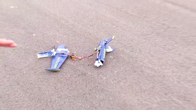 Maiden Flight Of The BlitzRCWorks Blue Mini L-39 Albatros V2 W/ Gyro