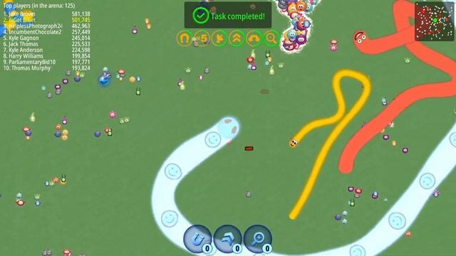 WormsZone.io Best Trolling Slither Snake Top 01 /World Record WormsZoneio Epic Gameplay/Moments #24