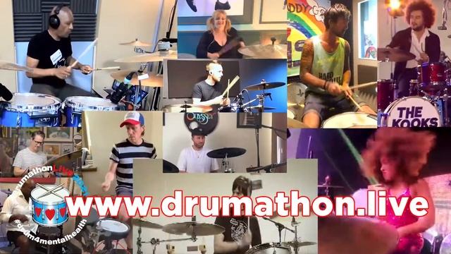 DrumathonLIVE 2021 - Loz Colbert Of RIDE #drum4mentalhealth