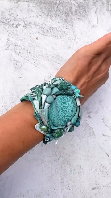 Браслет ,,Мятные травы,,.