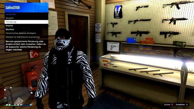 MODDED OUTFIT ZEBRA WARRIOR | GTA 5 Online | Saliival