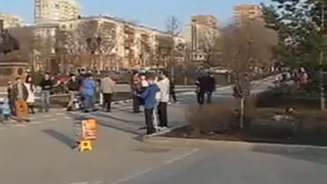 9 апреля 2016г. в Самаре на набережной Волги