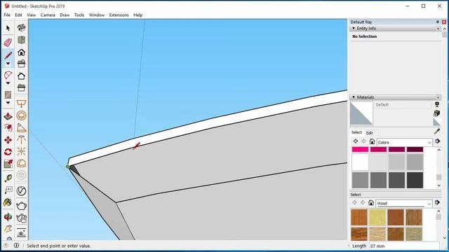 TUTORIAL SKETCHUP FURNITURE - MEJA MEETING