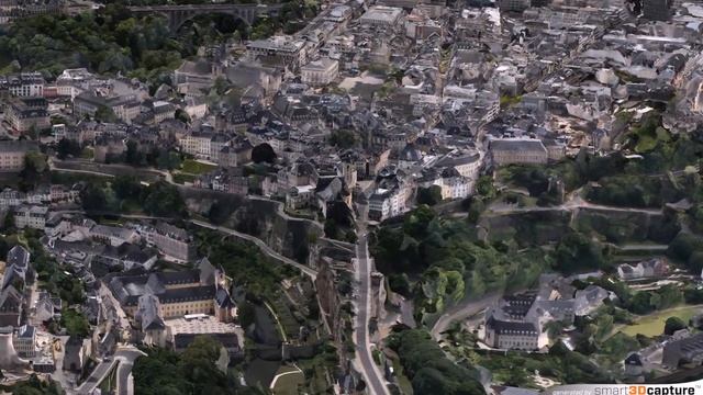 3D Model Of Luxembourg City