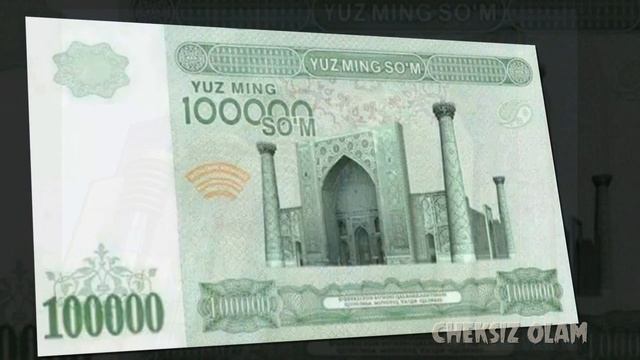 YUZ MING SO'MLIK HAQIDA ENG ANIQ MA'LUMOT... | ЮЗ МИНГ СЎМЛИК ҲАҚИДА ФАКТ...