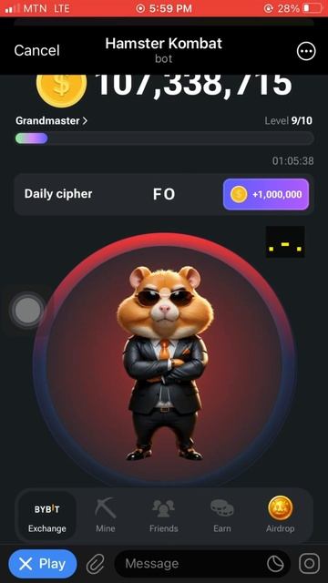 Unlock Hamster 🐹 Kombat Daily Cipher Jun 20. Hamster Kombat Card Unlock Coin Price #hamsterkombat