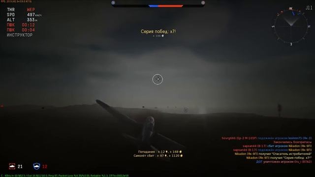 Сегодняшний вечер с ЯК-9П.  Nikadon