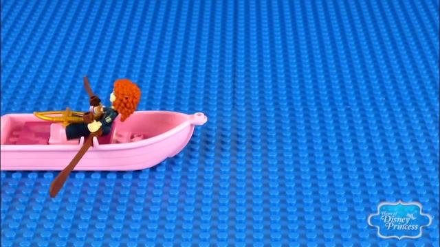 Лего принцессы Диснея Ариэль & Акула кто украл Мерида лук Part 1 HD