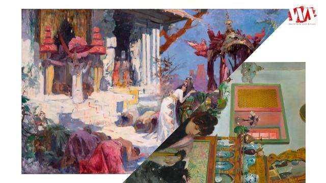 Artist Georges Antoine Rochegrosse (1859 - 1938) French Historical & Decorative Painter | WAA