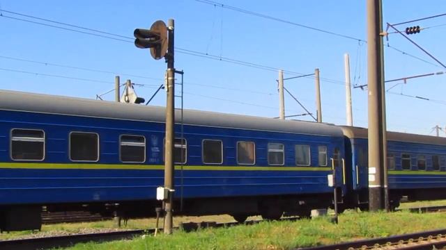 ЧС4-039 с поездом №8 Ивано-Франковск - Киев.