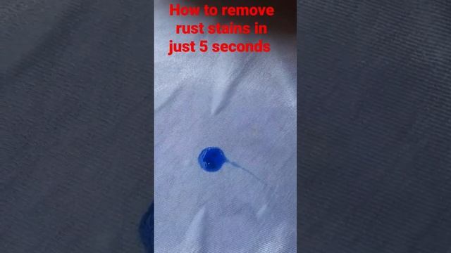 How To Remove Rust Stains On Cloth In Just 5 Seconds